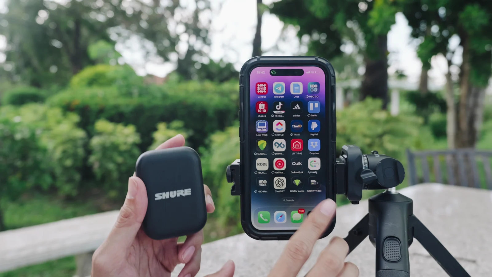 สาธิต SHURE MoveMic 2 ร่วมกับโทรศัพท์และอุปกรณ์ถ่ายทำ
