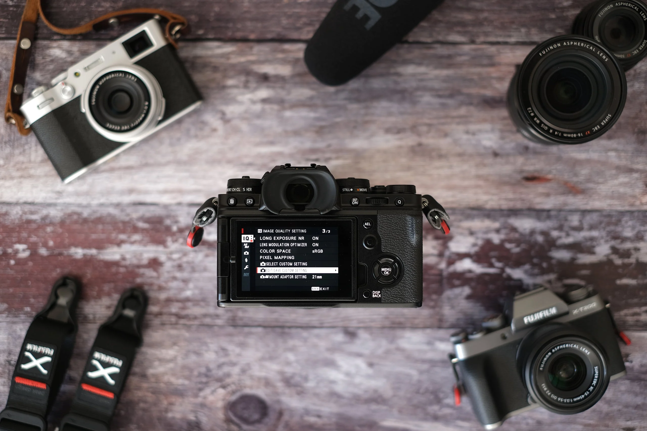 ภาพประกอบขั้นตอนตั้ง Custom Setting จากบทความสอนของ FUJIFILM