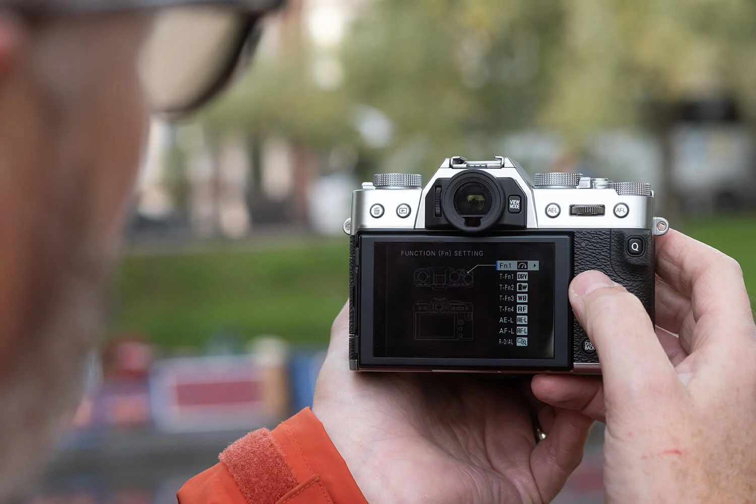 ภาพประกอบจากบทความสอนปรับแต่งกล้องของ FUJIFILM