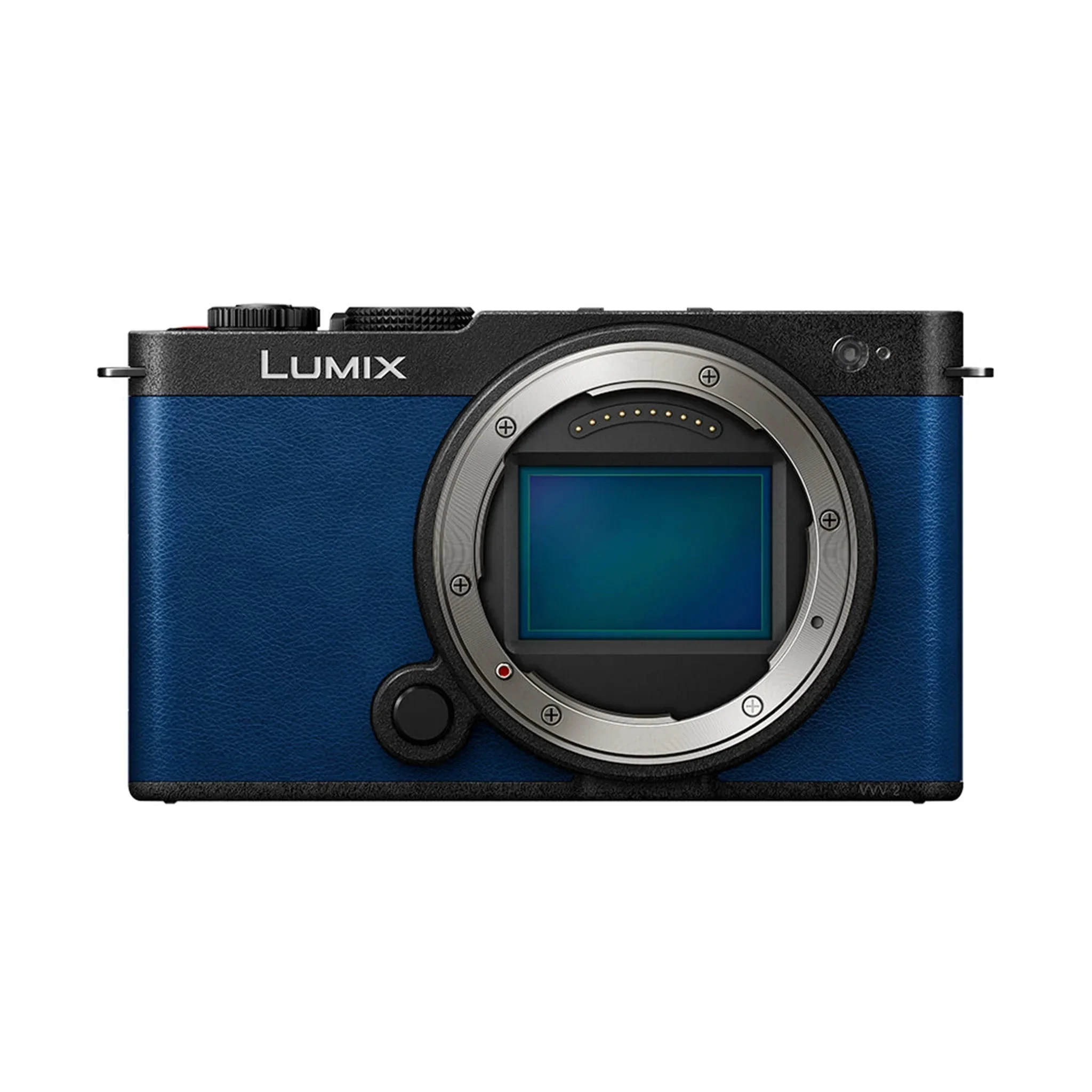 กล้อง LUMIX S9 ด้านหน้า ไม่ใส่เลนส์ เห็นเมาท์และเซนเซอร์