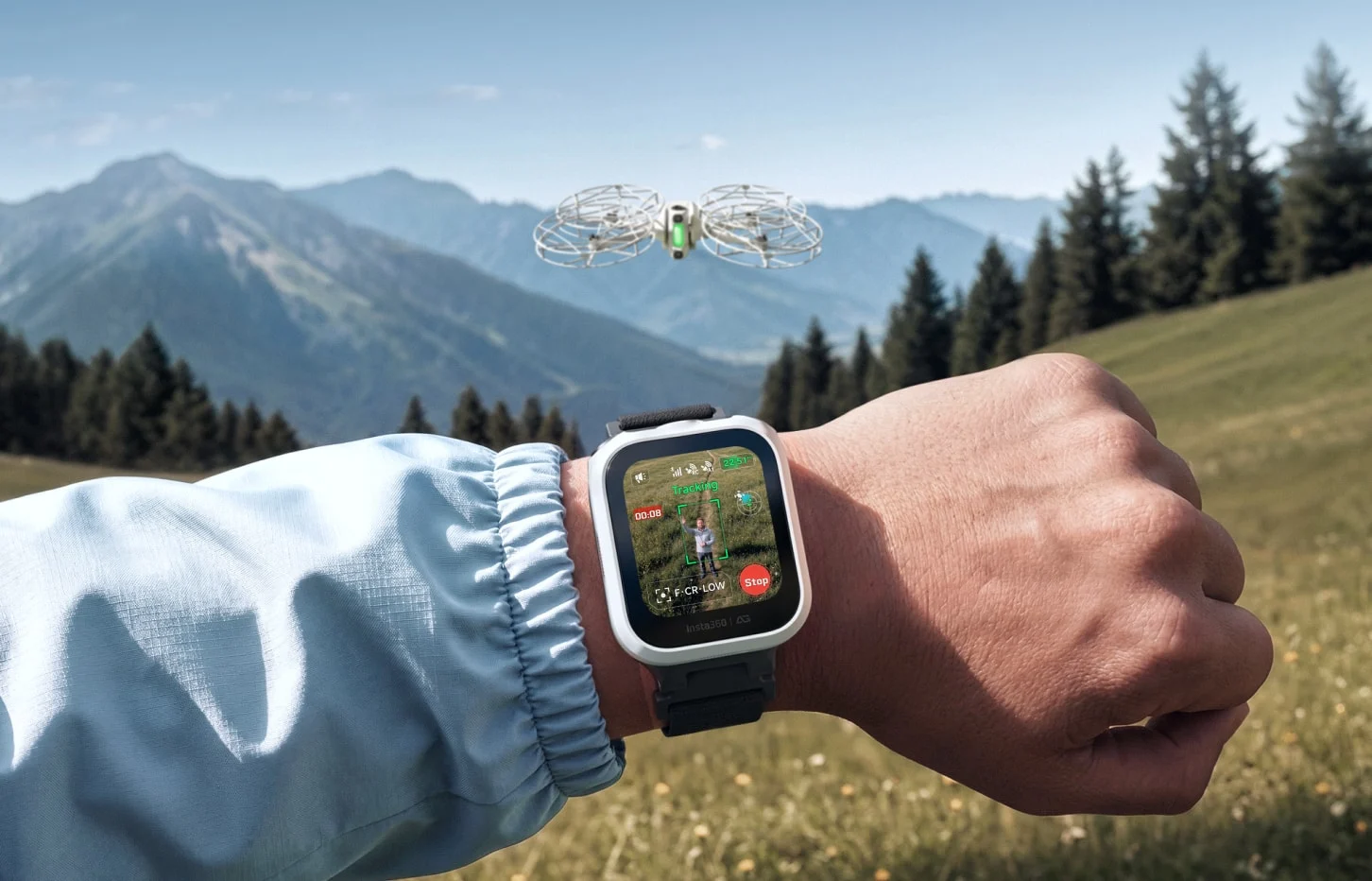 Antigravity A1 Follow Me ควบคุมโดรนด้วย Watch Remote บนข้อมือ