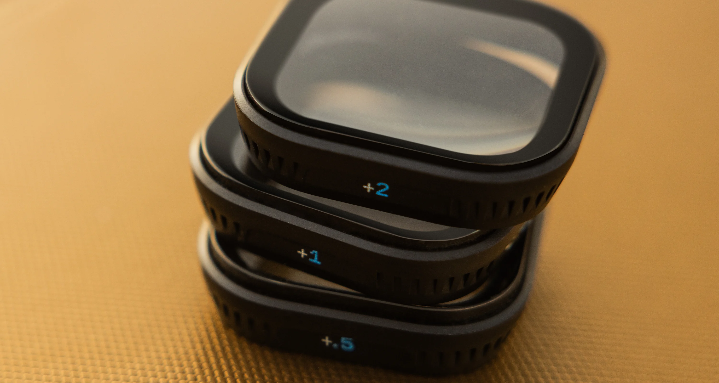 GoPro Mission 1 ฟิลเตอร์โคลสอัป +0.5 +1 +2 วางซ้อนกัน