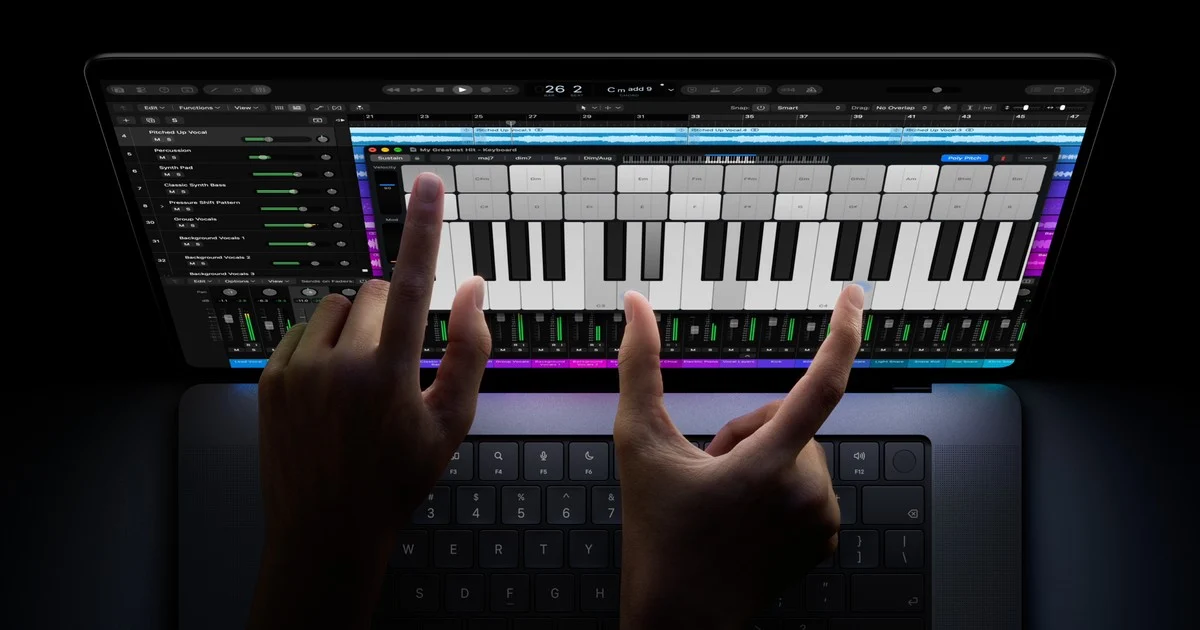 MacBook Pro OLED จอทัช PROLED XDR ใช้นิ้วแตะหน้าจอได้