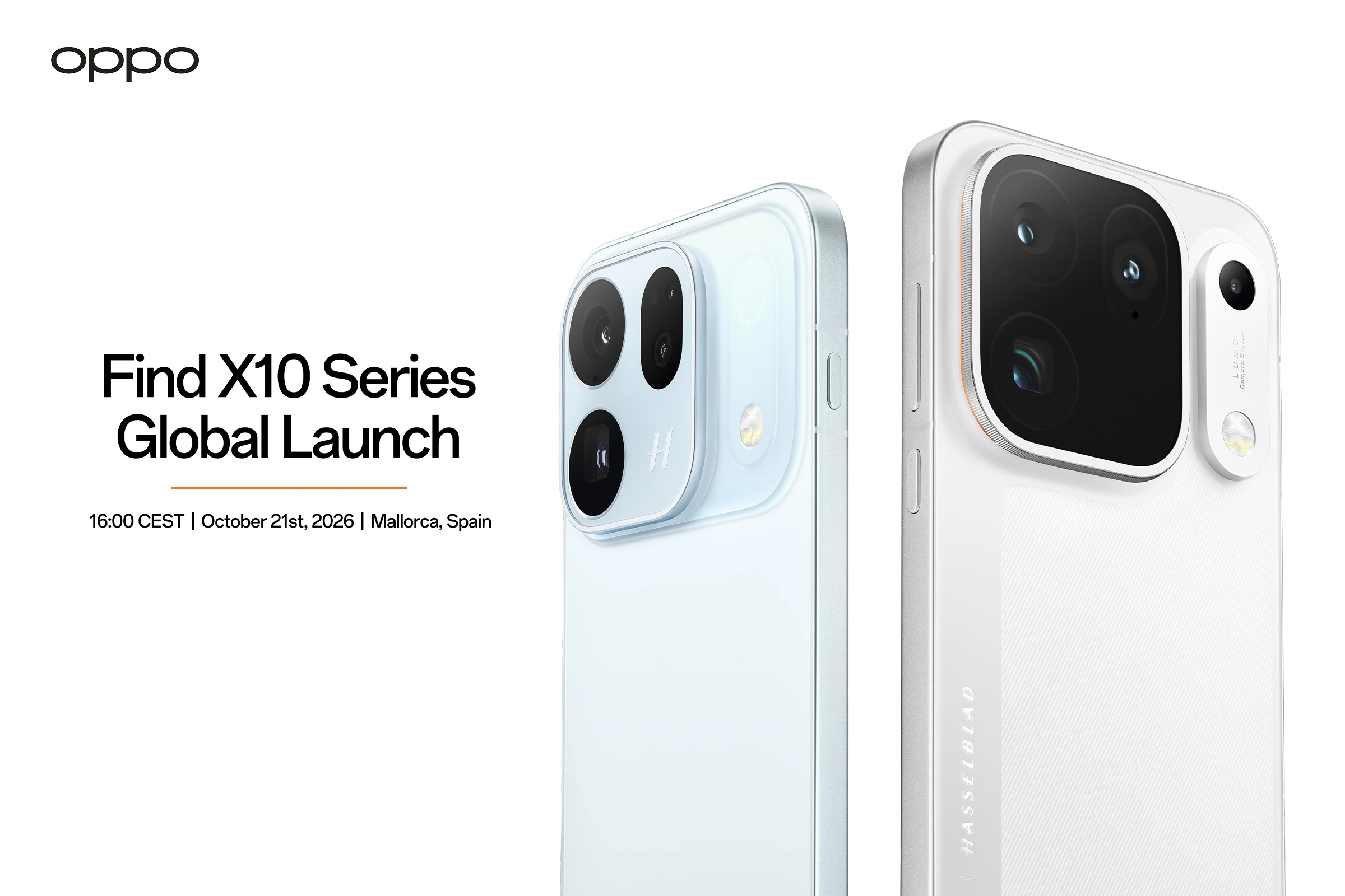 OPPO Find X10 ภาพเปิดตัวมือถือกล้อง Hasselblad 200MP