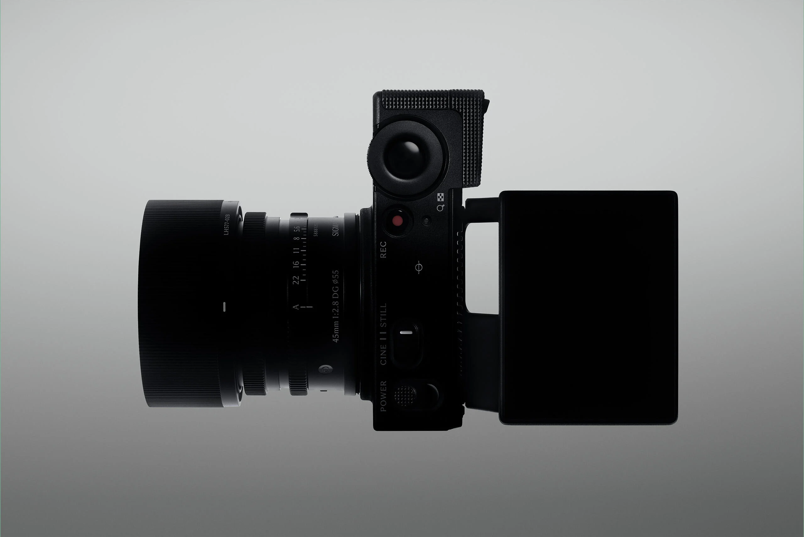 Sigma fp ความละเอียดสูง ยังไม่อยู่ในแผน ภาพกล้อง Sigma FP2 สีดำติดเลนส์