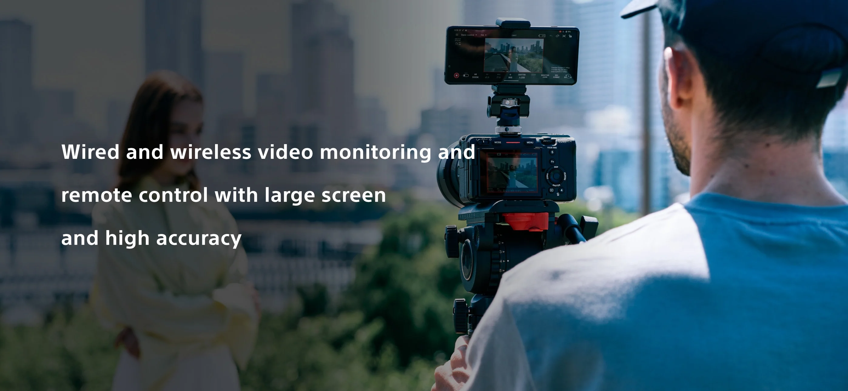 มือถือเป็นจอมอนิเตอร์ แอป Monitor & Control ของ Sony บนริกกล้อง