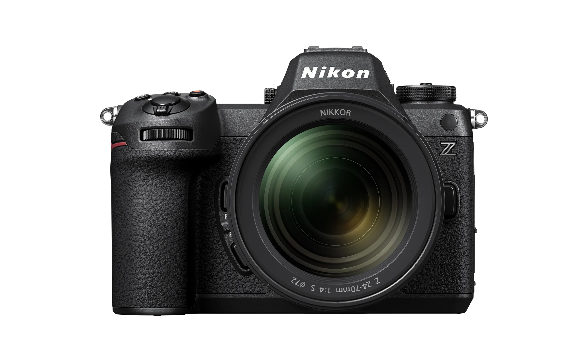 กล้อง Nikon Z6III ด้านหน้า ติดเลนส์ซูม