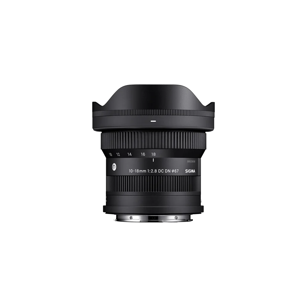 เลนส์ vlog มุมกว้าง SIGMA 10-18mm F2.8 DC DN Contemporary สำหรับกล้อง APS-C