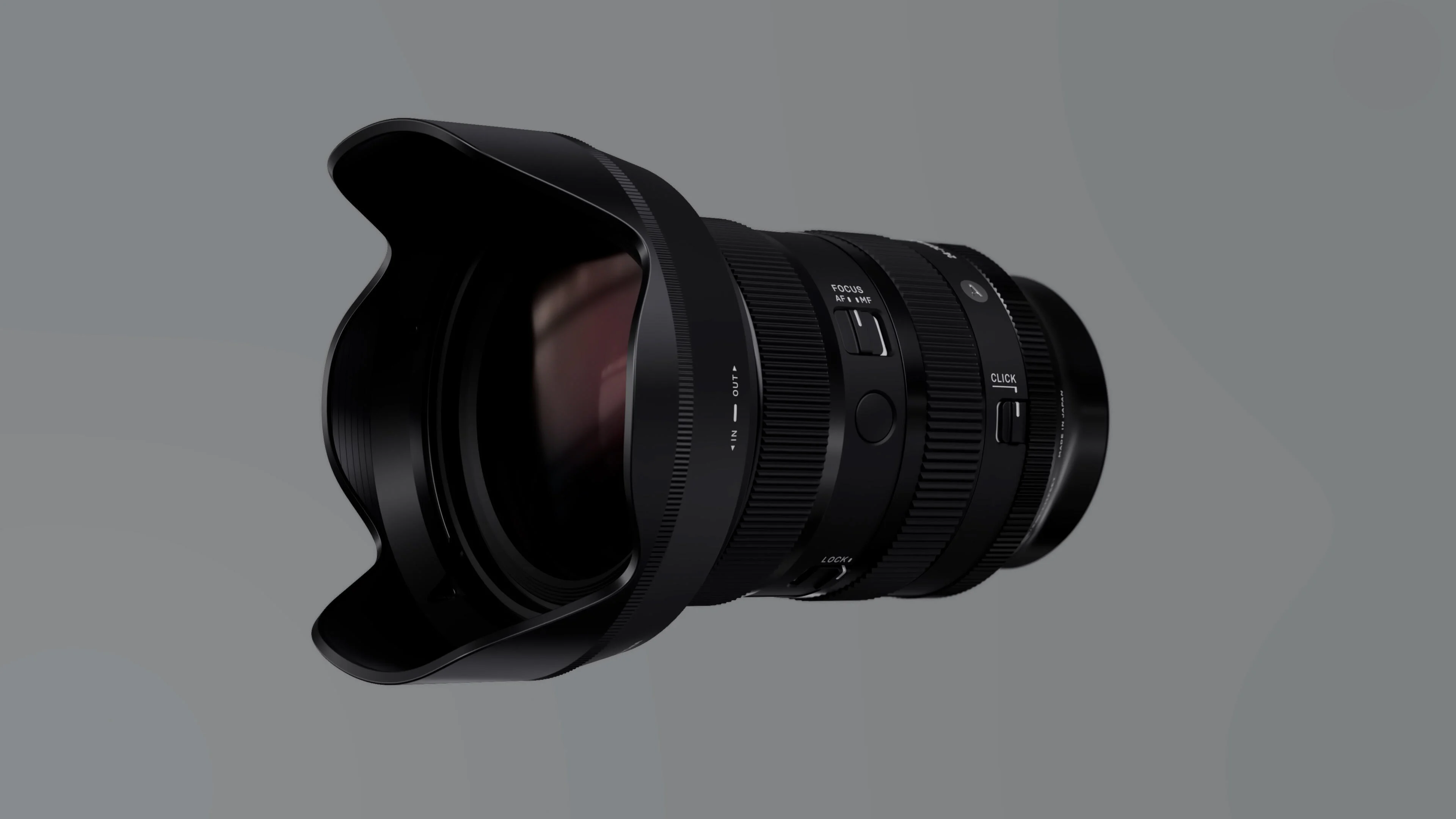 ตัวเลนส์ SIGMA 24-70mm II ที่เล็กและเบากว่ารุ่นแรก