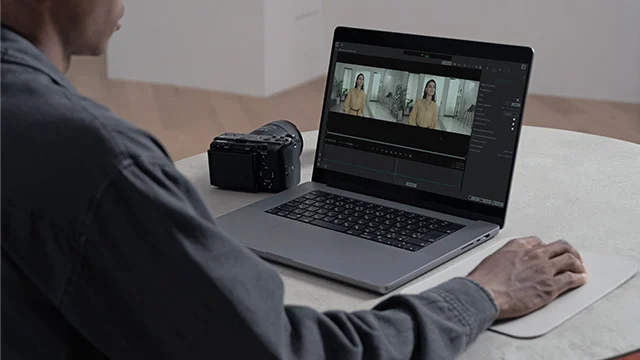 หน้าจอฟังก์ชันแก้ภาพสั่นใน Catalyst ของ Sony
